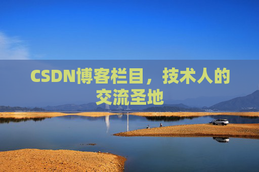 CSDN博客栏目，技术人的交流圣地